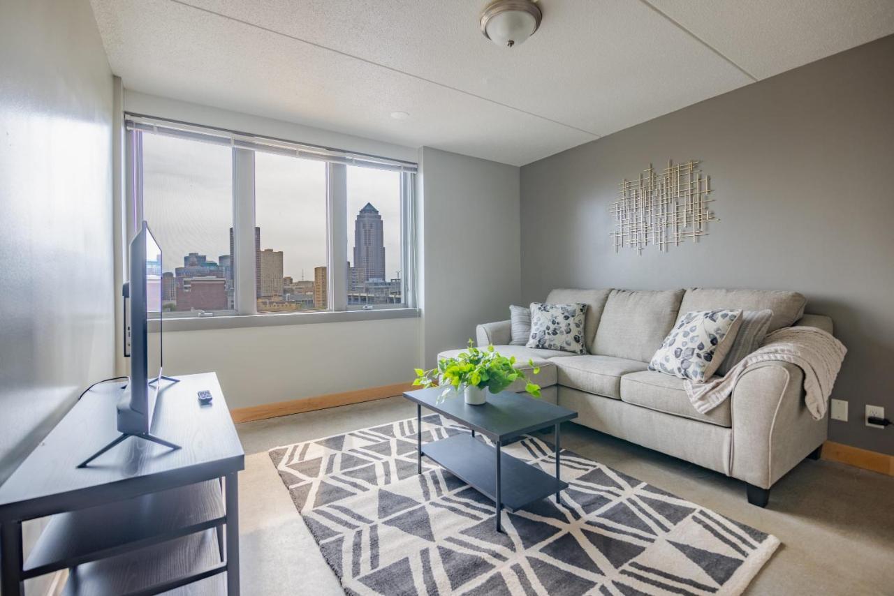 Modern 2 Bedroom Downtown Apt By Wells Fargo Arena 得梅因 外观 照片